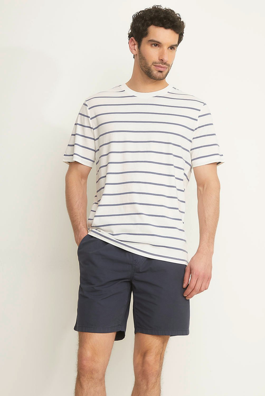 NEWPORT - Polera Manga Corta Algodón Loose Fit Hombre Newport