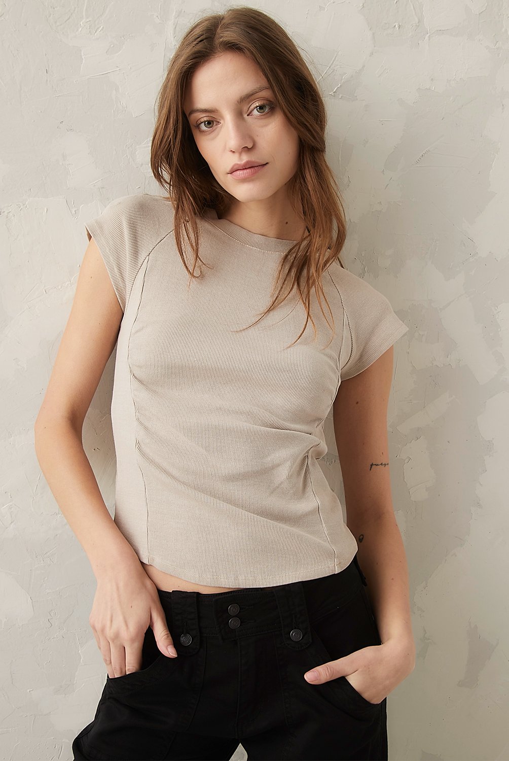Polera Manga Corta Algodon Mujer Americanino