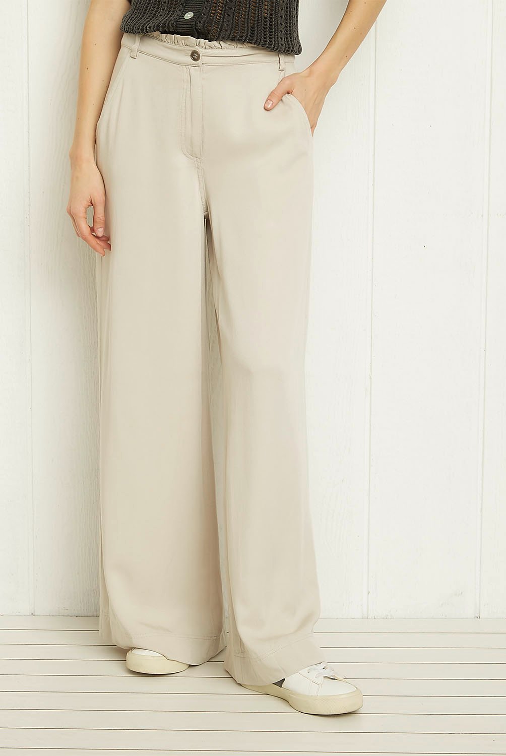 UNIVERSITY CLUB - Jeans Wide Leg Tiro Alto Mujer University Club