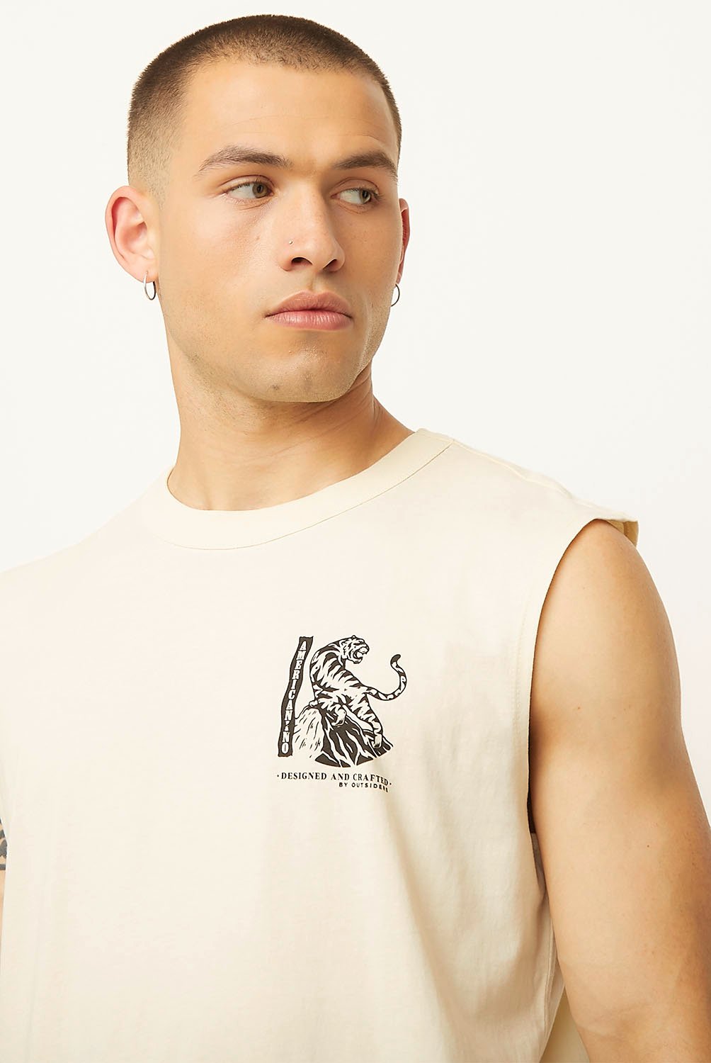 Camiseta Sin Mangas Estampada Memphis Años 80 Para Hombre: Divertida Y Fresca Para El Verano
