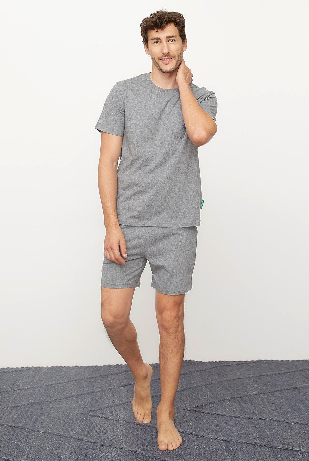 Pijama Verano Hombre Rayas Eyelit 1917 Pijama Hombre Verano