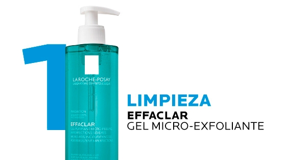 PASO 1: EFFACLAR GEL MICRO-EXFOLIANTE