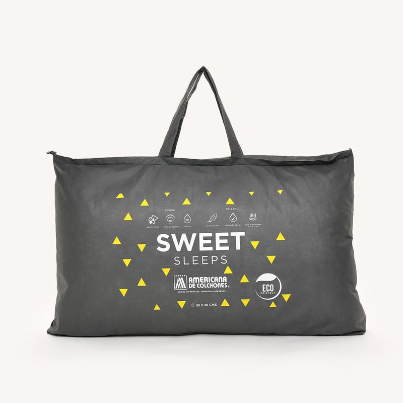 Almohada en Microfibra Firmeza Suave 50 X 90 cm Americana de Colchones Sweet Sleep AMERICANA DE COLCHONES falabella
