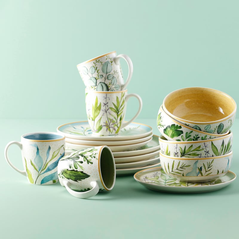 Vajilla Corona 4 puestos. Juego de vajilla Siena. Vajilla Ceramica CORONA falabella