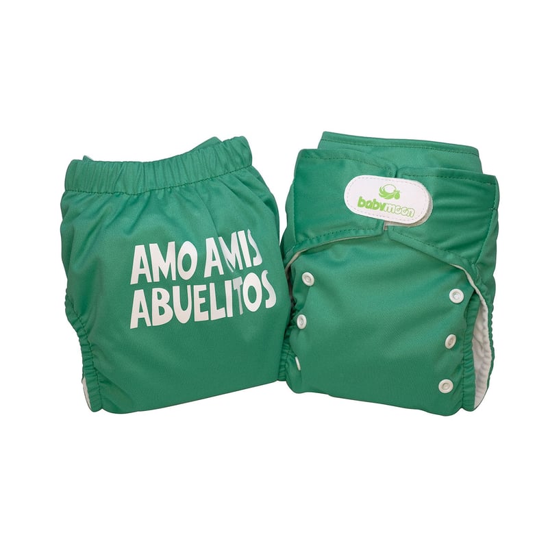 BABY MOON - Ecopañal Babymoon Con Absorbente Intercambiable Abuelos  