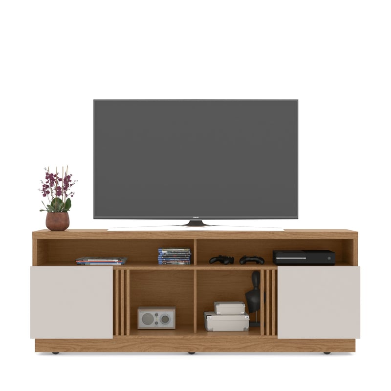 MULTIMUEBLES - Mueble de Televisión Moderno de 180 x 67.7 x 45 cm  para Televisores de Hasta 70 Pulgadas, Multimuebles