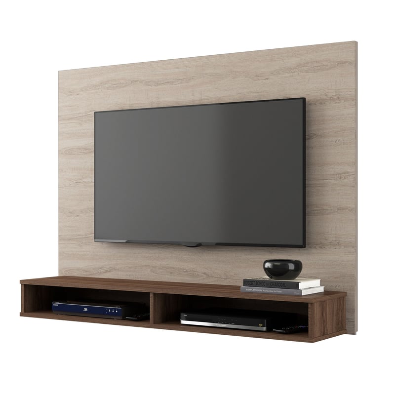MULTIMUEBLES - Panel para TV Moderno de 33 x 136 x 54 cm para Televisores de Hasta 55 Pulgadas,  Multimuebles