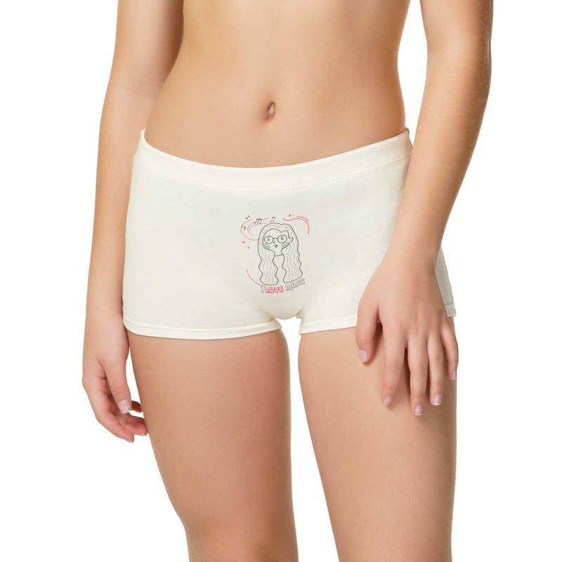 Boxer Largo Estampado Para Nina Teen Ref.6012 T