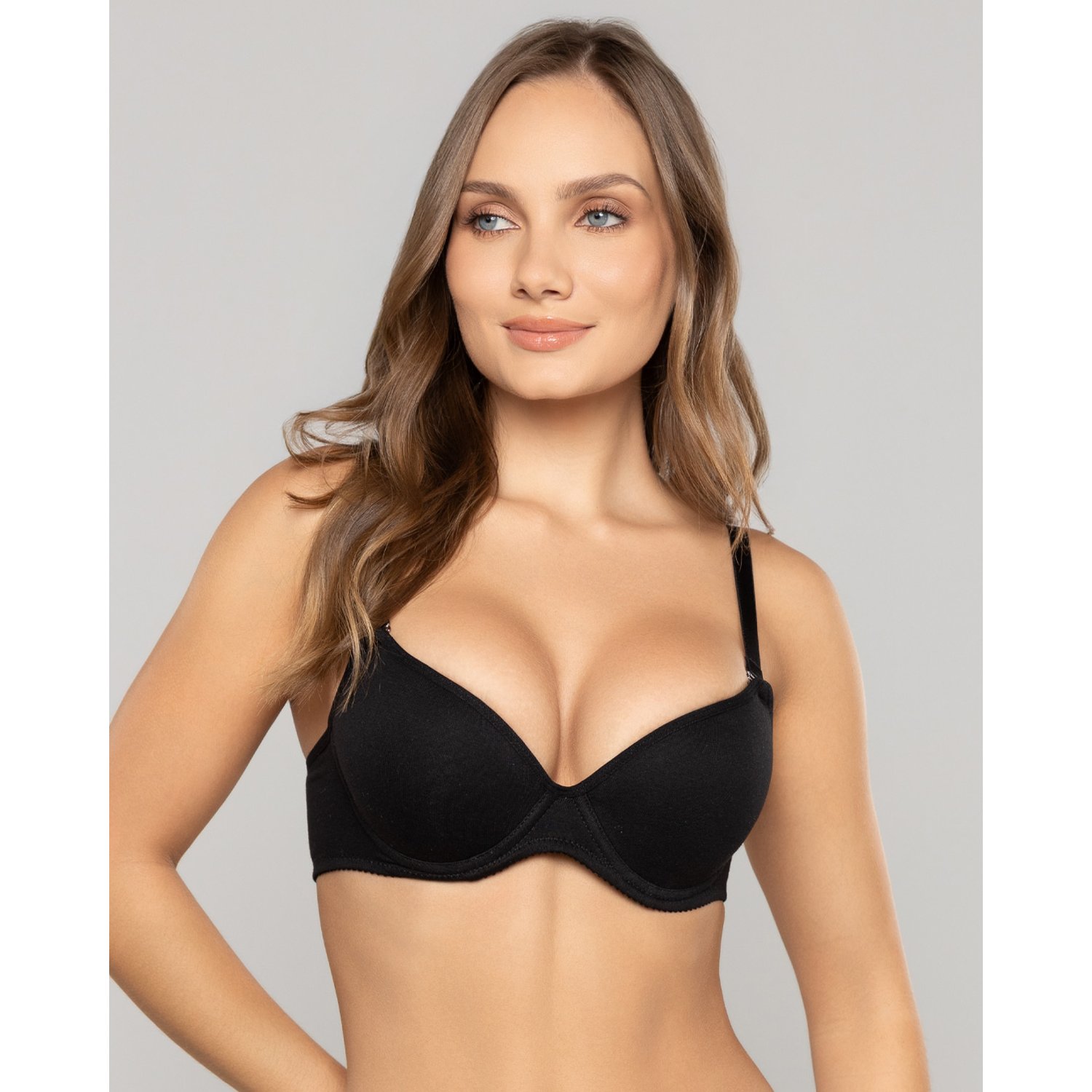 Brasier Basico Unicolor En Algodon Ref. 403