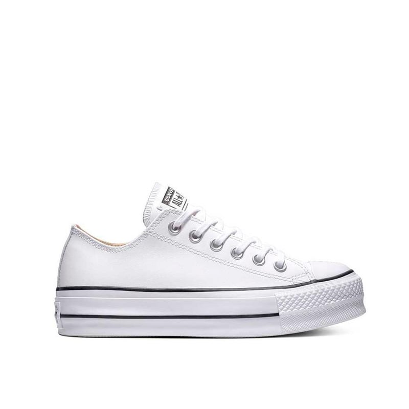 Converse all star blancas cuero hotsell