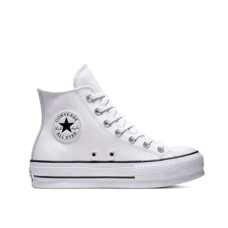 Tenis Converse Botas Cuero Ctas Lift Para Mujer Blanco CONVERSE falabella
