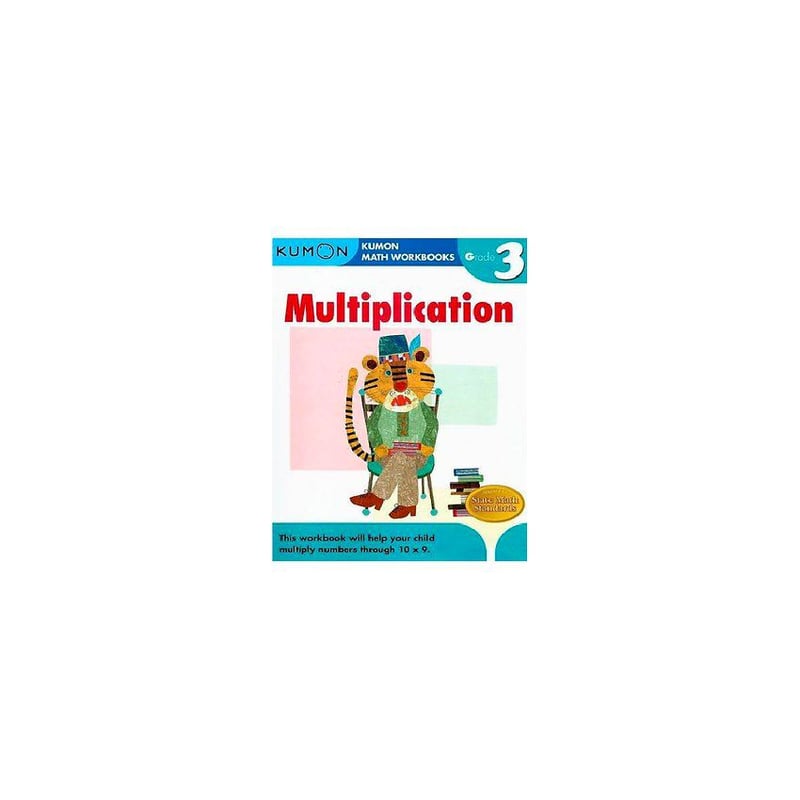 Libro de multiplicación kumon tablas de multiplicar niños JUGANDO Y