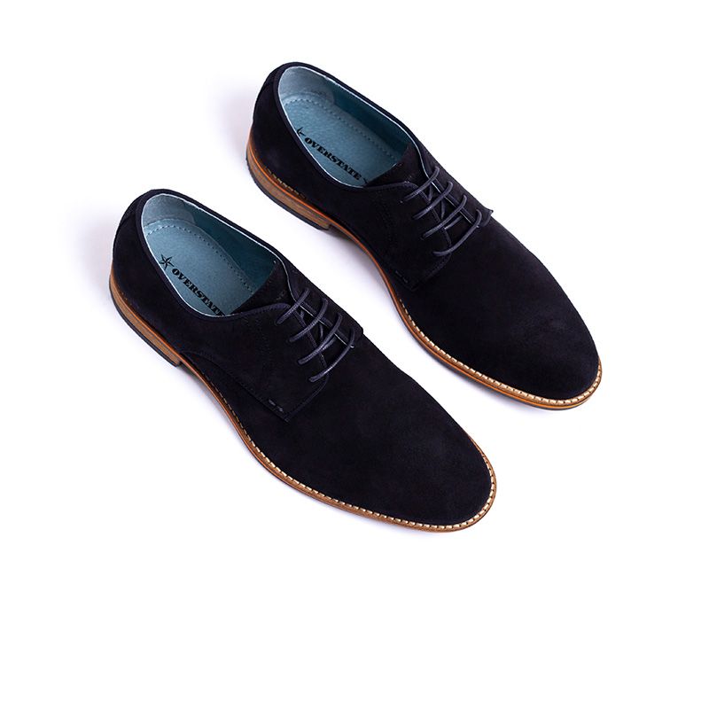 Zapatos Para Hombre En Cuero Gamuza Azul CA 4479AOV2 Overstate OVERSTATE falabella