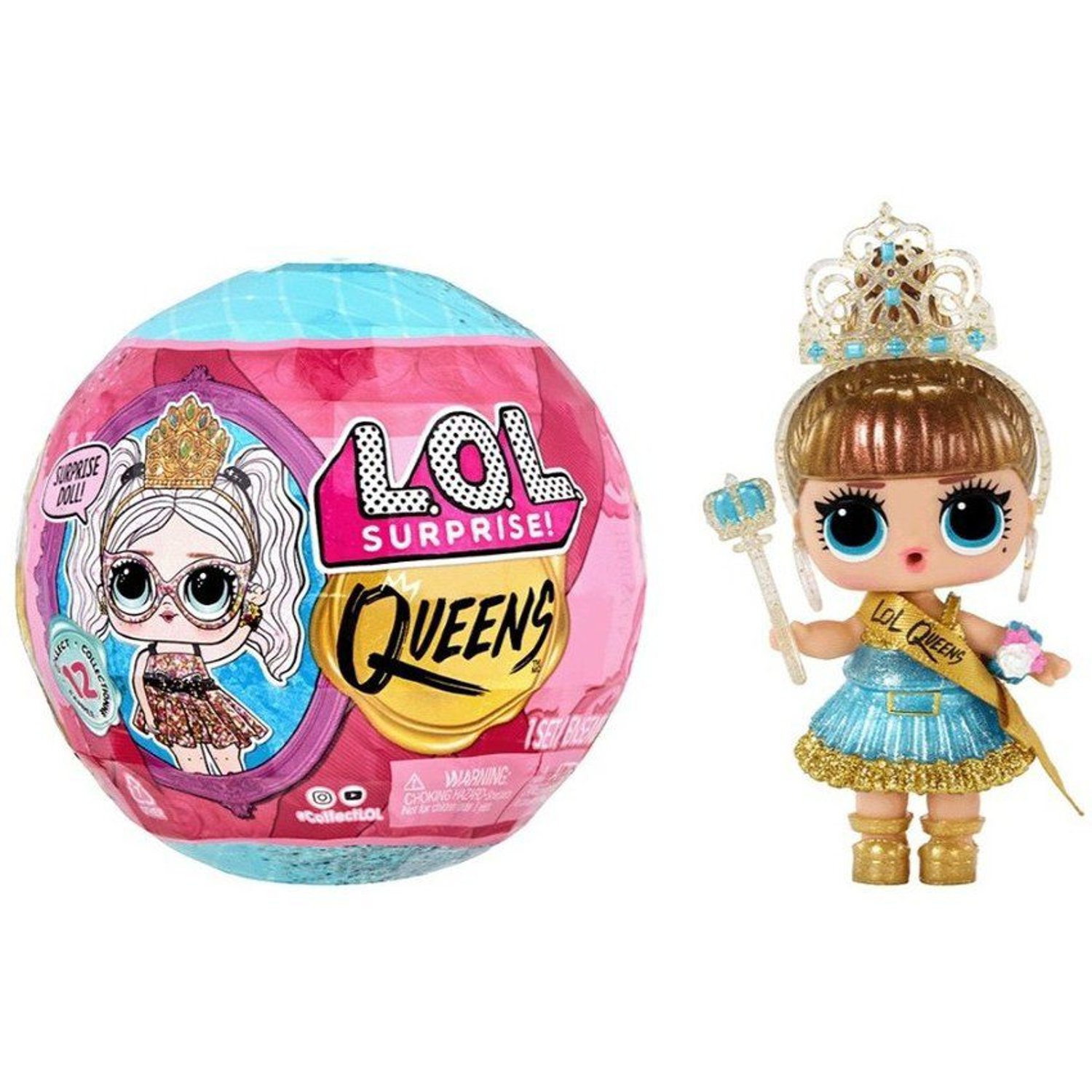 Set de munecas lol mini l.o.l queens 9 sorpresas LOL SURPRISE falabella