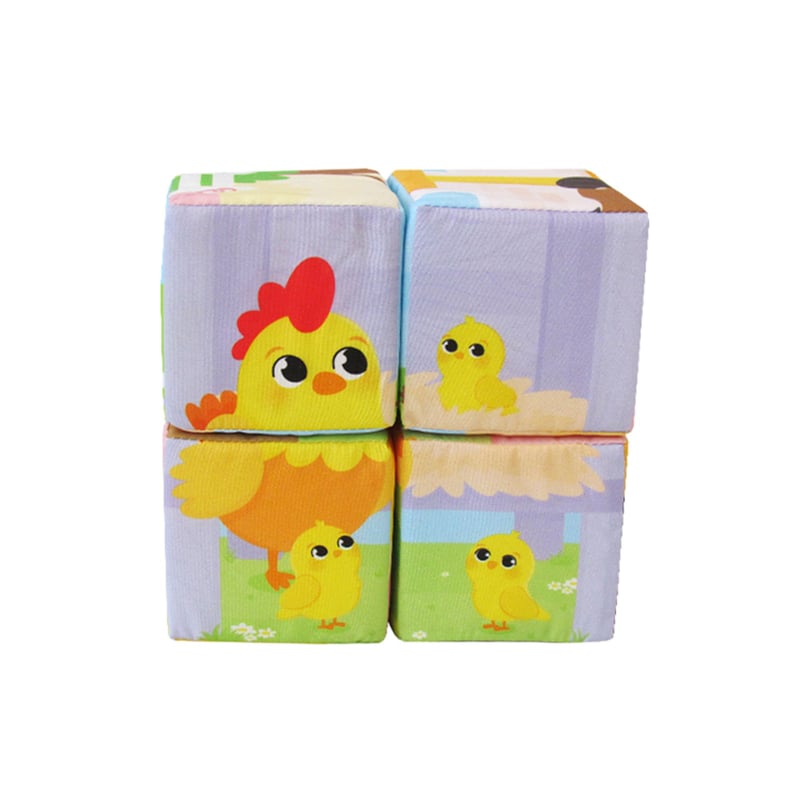 CELMAX - Cubos de rompecabezas para bebés en espuma -Yei Kids