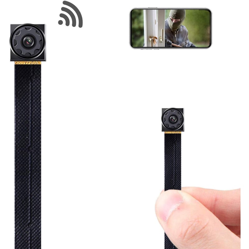 Mini Telecamera Spia WiFi 1080P, Nascosta, Con Audio E Video, Per Sorveglianza Interna/esterna