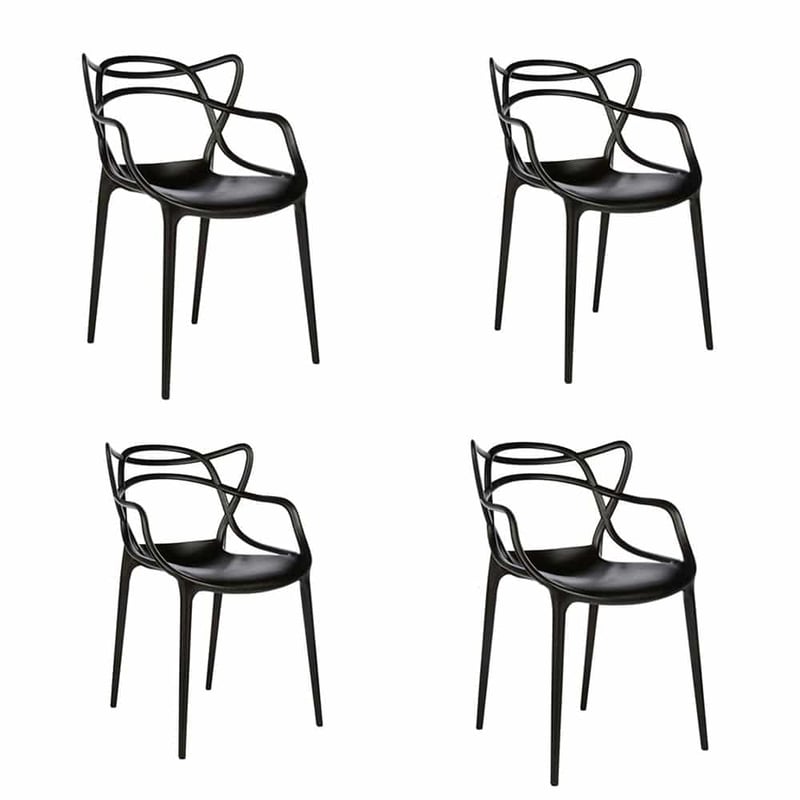Set De 8 U3H422 Rowiaf - Color Negro, Accesorio De Imagen Y Sonido