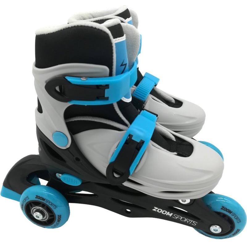 Patines Principiantes 3 Ruedas 2en1 Azul Zoom Sports T_27-30 ZOOM SPORT ...