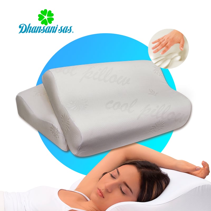 Ortopedica Almohada Set de 2 Almohadas Visco Smart Con Memoria Cervical alta MAGIC PILLOW falabella