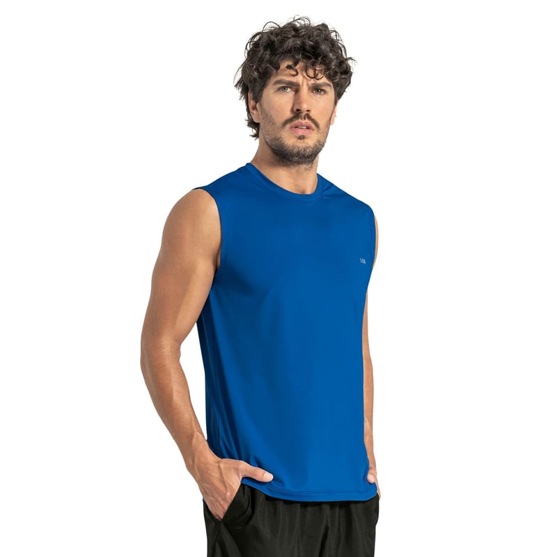 Leo Camiseta manga sisa deportiva y de secado rapido para hombre