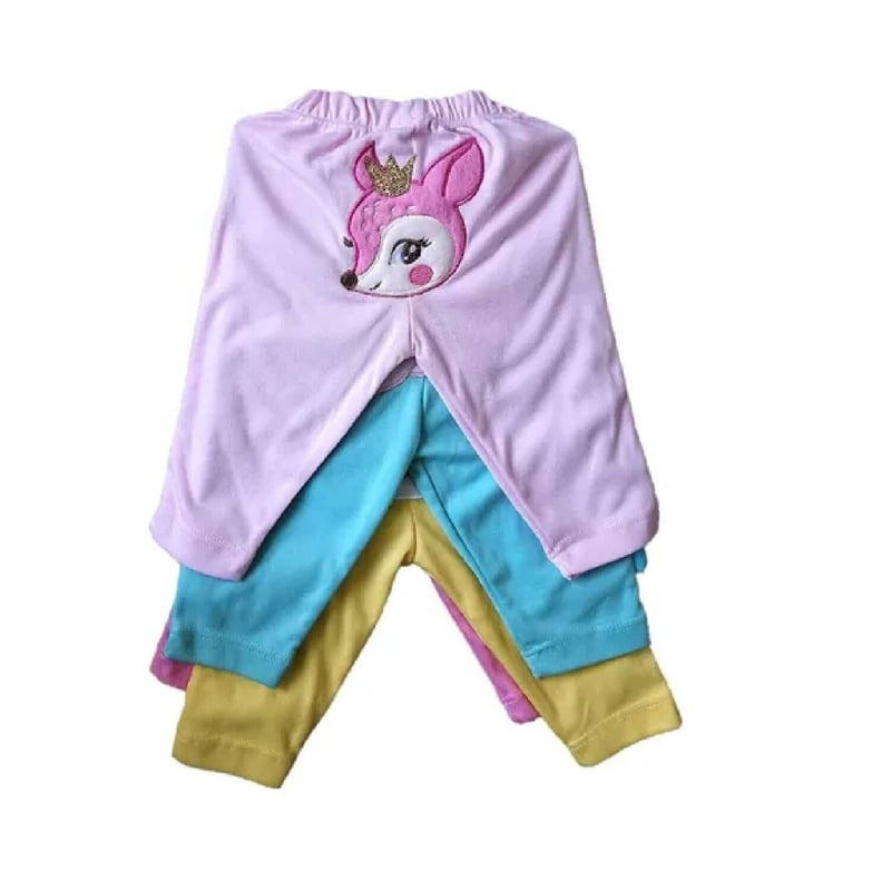 Pantalones nina x 5 unidades bebe tipo carters. MUNDO BEBE falabella