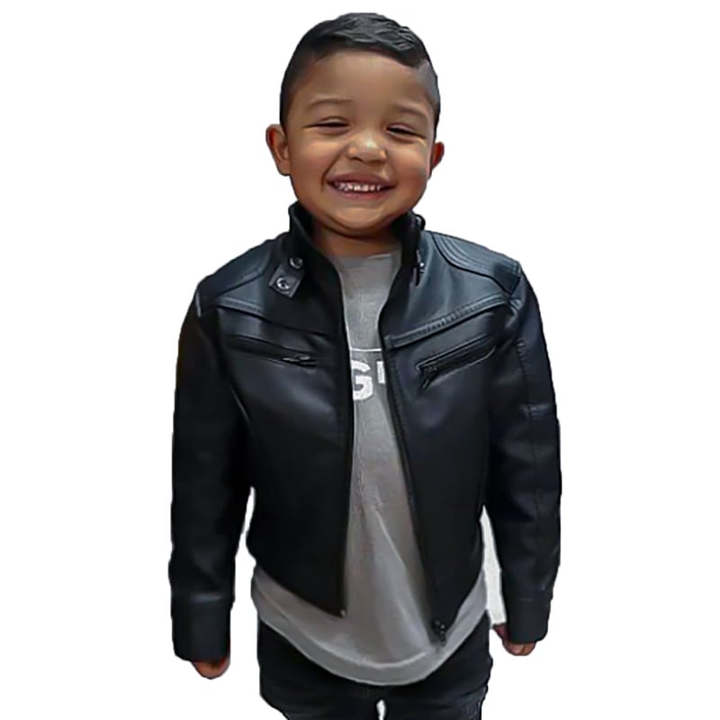 Chaqueta para nino tipo piloto de cuerotex. SYK falabella