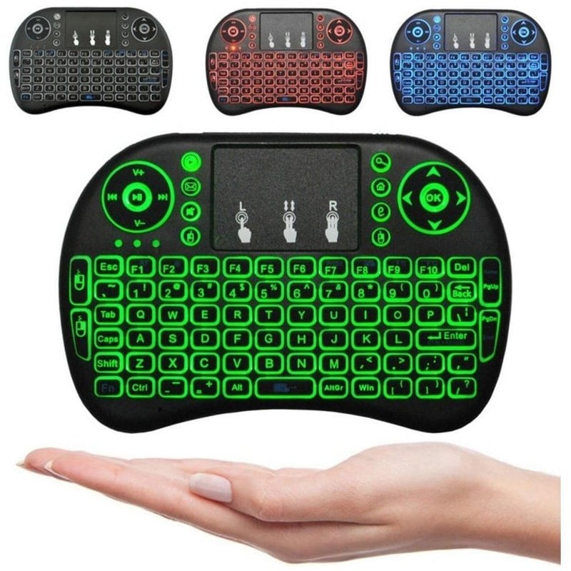 Mini Teclado Inalambrico USB Smart Tv Tablet Pc Play Mouse Integrado GENERICO falabella
