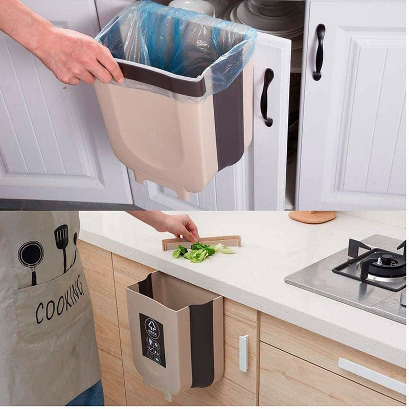 Basurero Cocina Colgante Plegable Papelera Multiusos GENERICO falabella