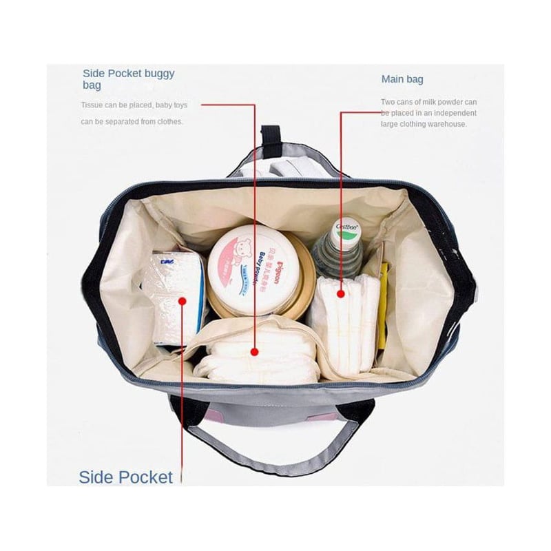 Bolsa pañalera bebe sales