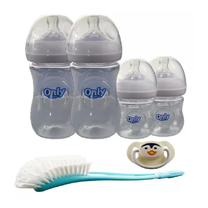 Kit Set De Teteros Biberones Chupos Only Mundo Bebe 