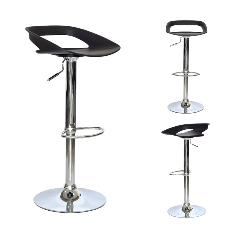 BONNO - Set X 3 Und Silla Bar Tribeca Negra Bonno