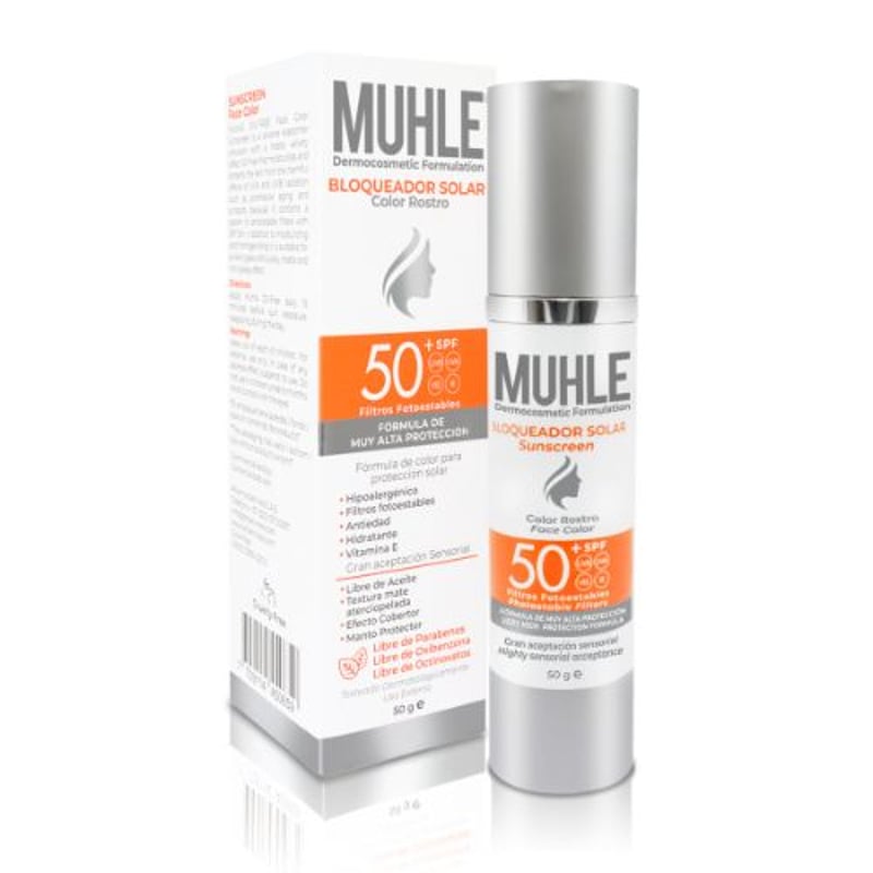 Bloqueador Solar Color Rostro SPF 50 MUHLE PHARMA | falabella.com