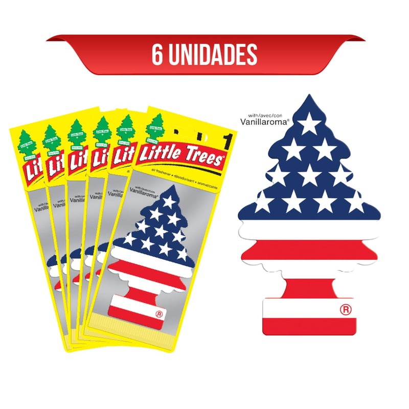 Ambientador Little Trees Vanilla Pride x6 Und LITTLE TREES | falabella.com