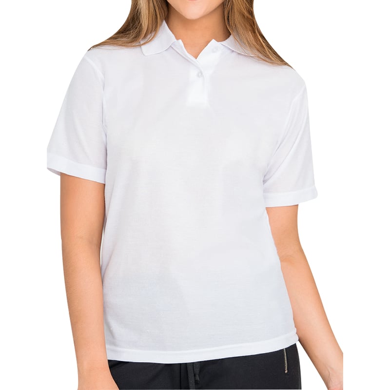 Camisetas polo blanca shop
