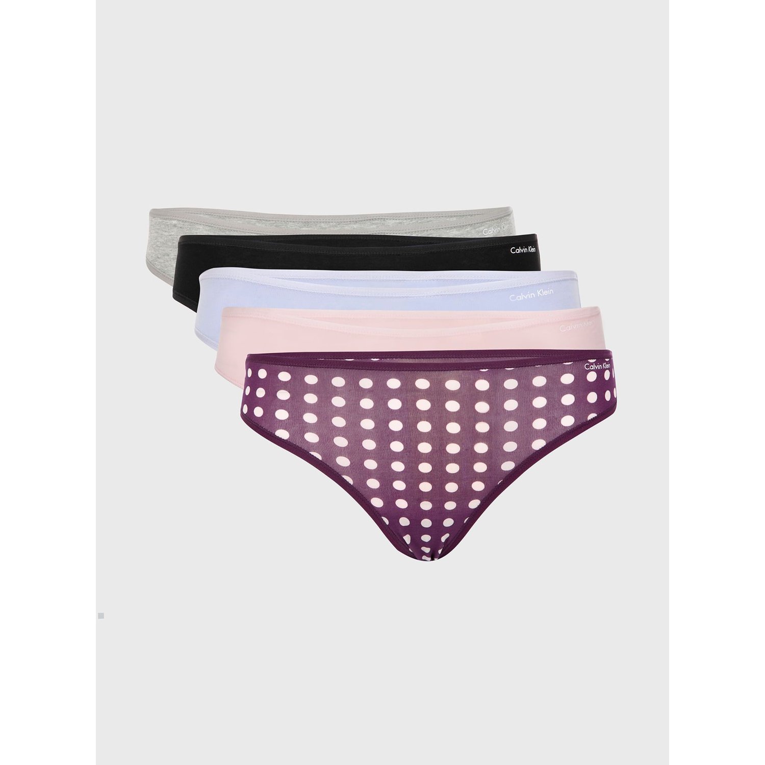 5 Pk De Tanga Mujer Calvin Klein De Algodón Calvin Klein CALVIN KLEIN |  falabella.com