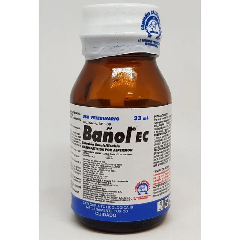 BOEHRINGER INGELHEIM - Bañol Ec 12.5 Control Garrapatas Perros 33Ml