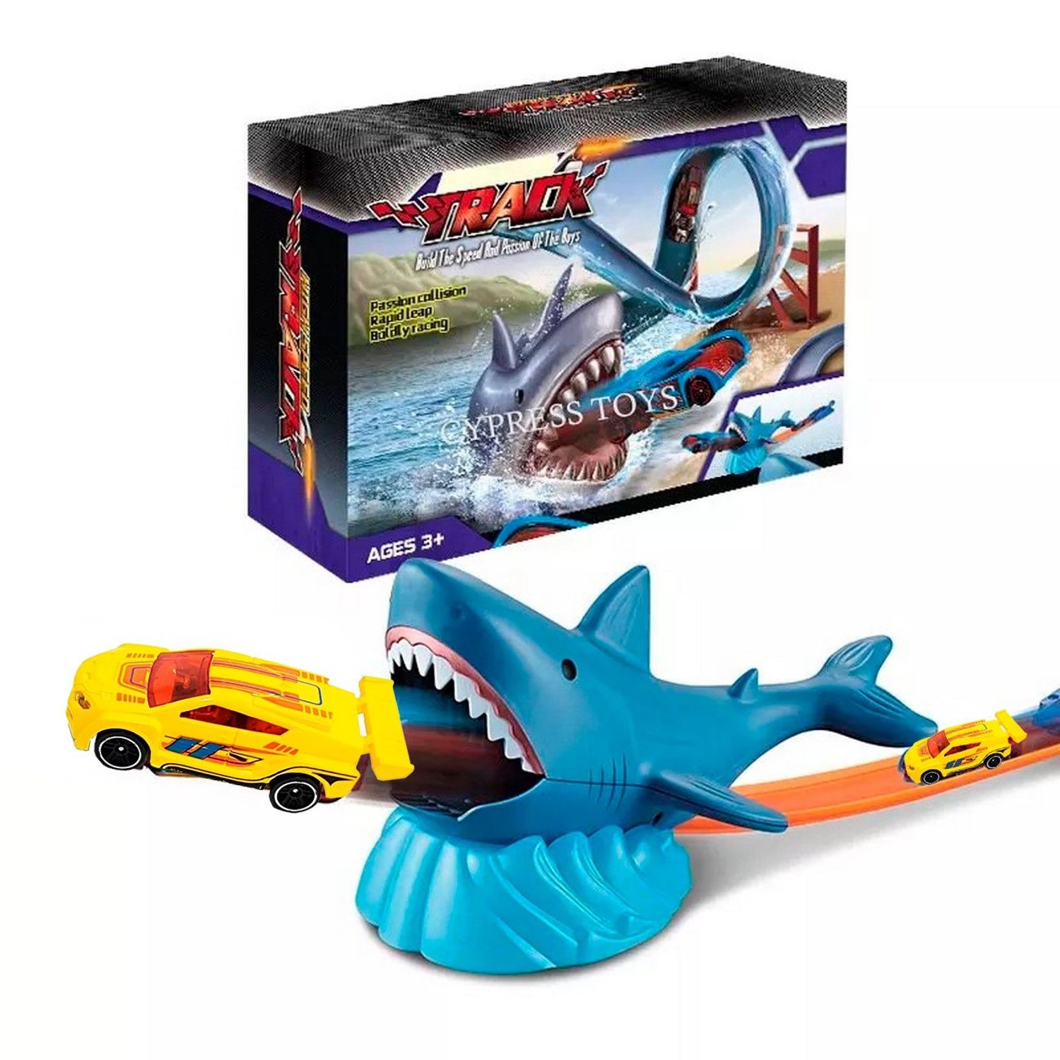 Pista de carros de tiburon new arrivals