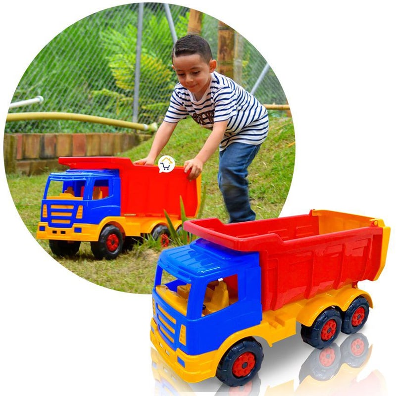 Volqueta juguete montable camion grande construccion pf965 COMPRALOENCASA COM falabella