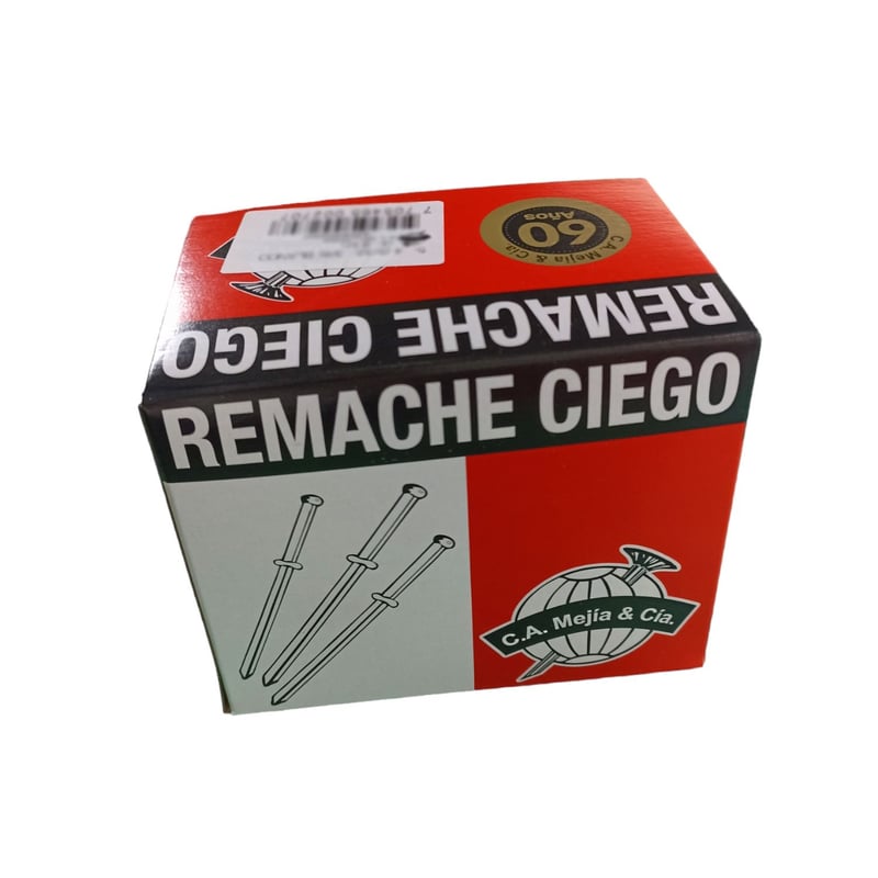 GENERICO - Remache Ciego 4 - 3 (1/8- 5/16) Blanco X500