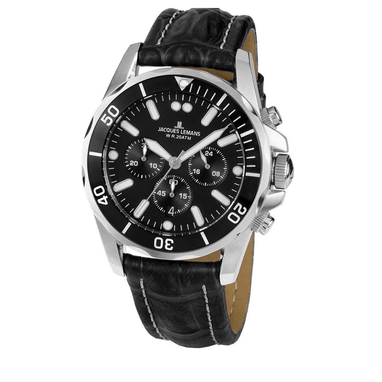 Reloj Jacques Lemans Hombre 1 1907ZA Negro JACQUES LEMANS falabella