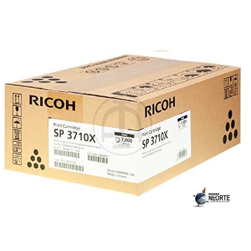 RICOH - Toner ricoh sp3710x m320f original 7.000 copias negro