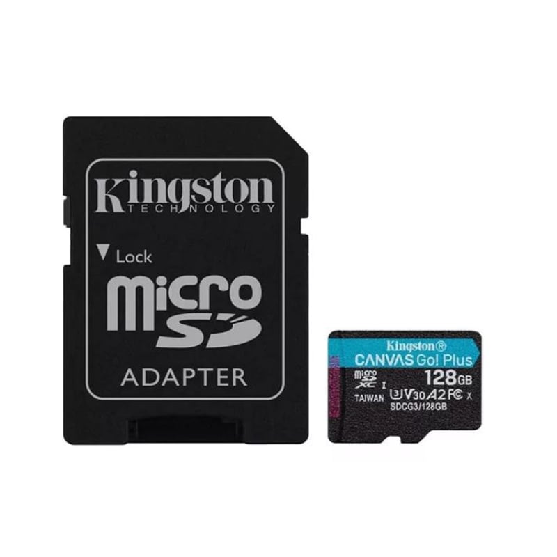 KINGSTON - Memoria Micro Sd 128gb Kingston Canvas Sdcg3 170mbs Negro