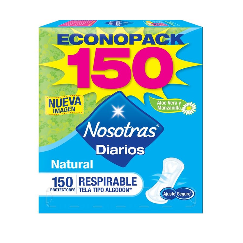 NOSOTRAS - Protectores Diarios Nosotras Respirable 150 Unidades