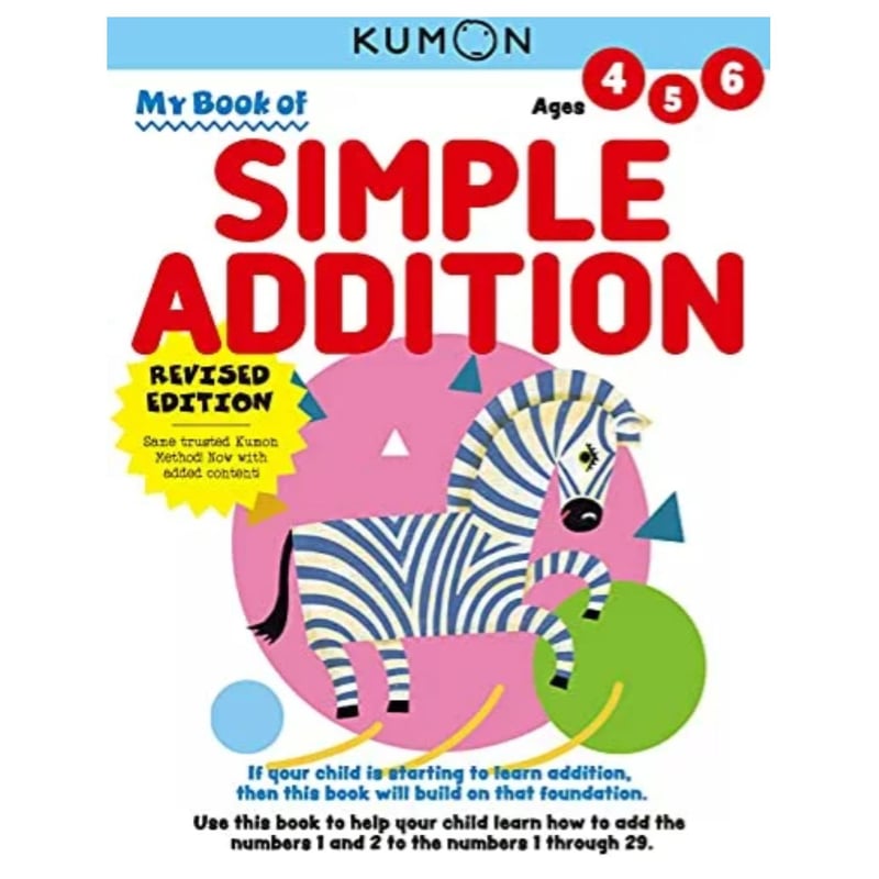 JUGANDO Y EDUCANDO - Libro Kumon Mi Libro De Sumas Simples En Ingles Para Niños