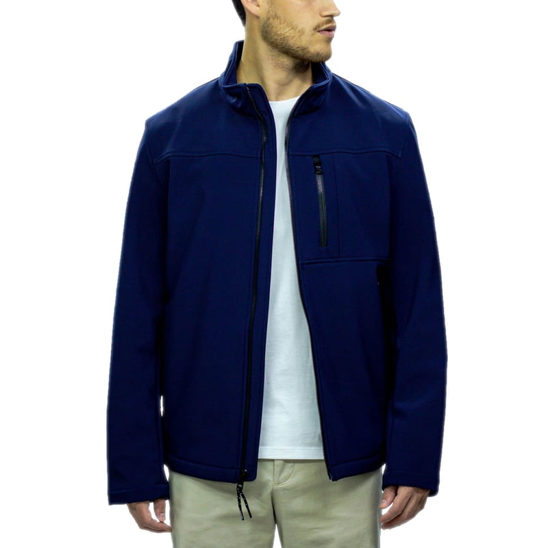 Chaqueta Con Cremallera Hombre Azul Calvin Klein