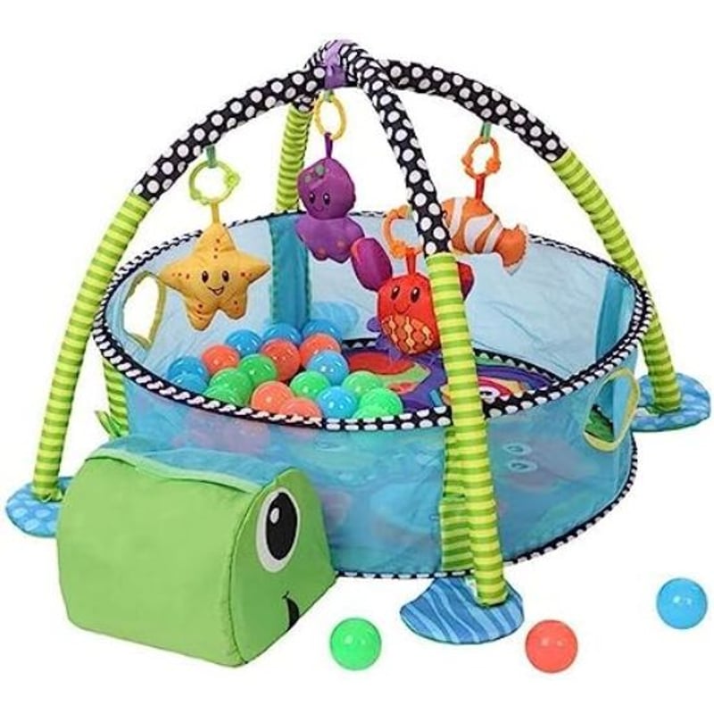 Gimnasio con pelotas para bebe on sale