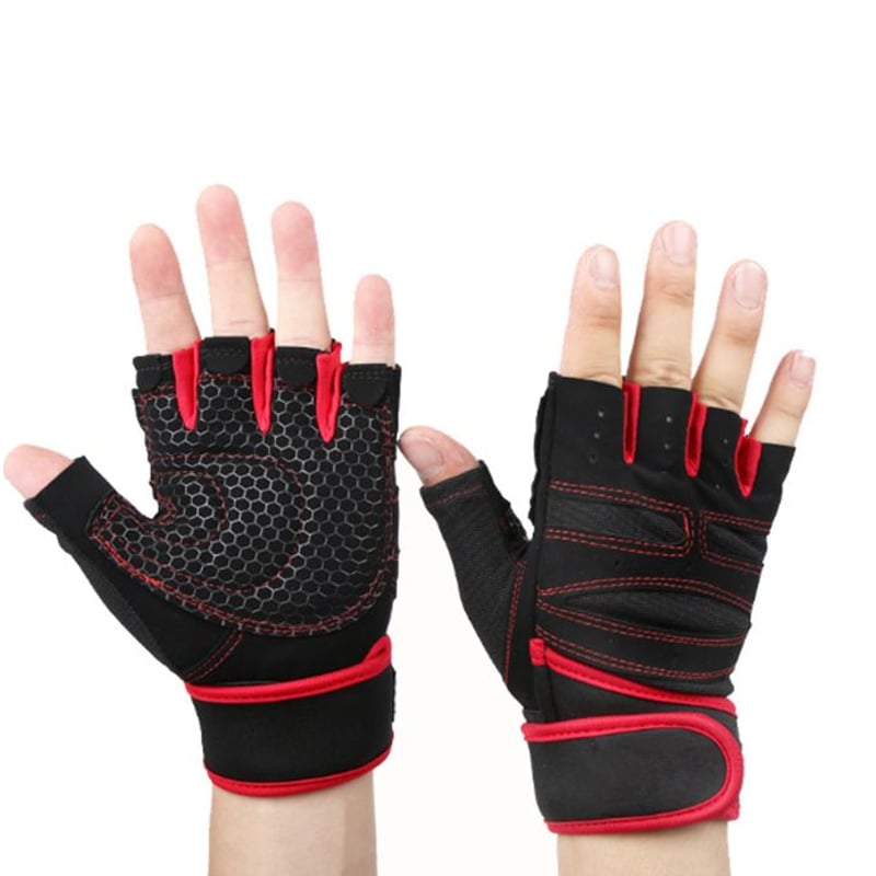 Guantes De Gimnasio Mava - Soporte De Muñeca, Cuero/Silicona, Unisex (Crossfit/Pesas)