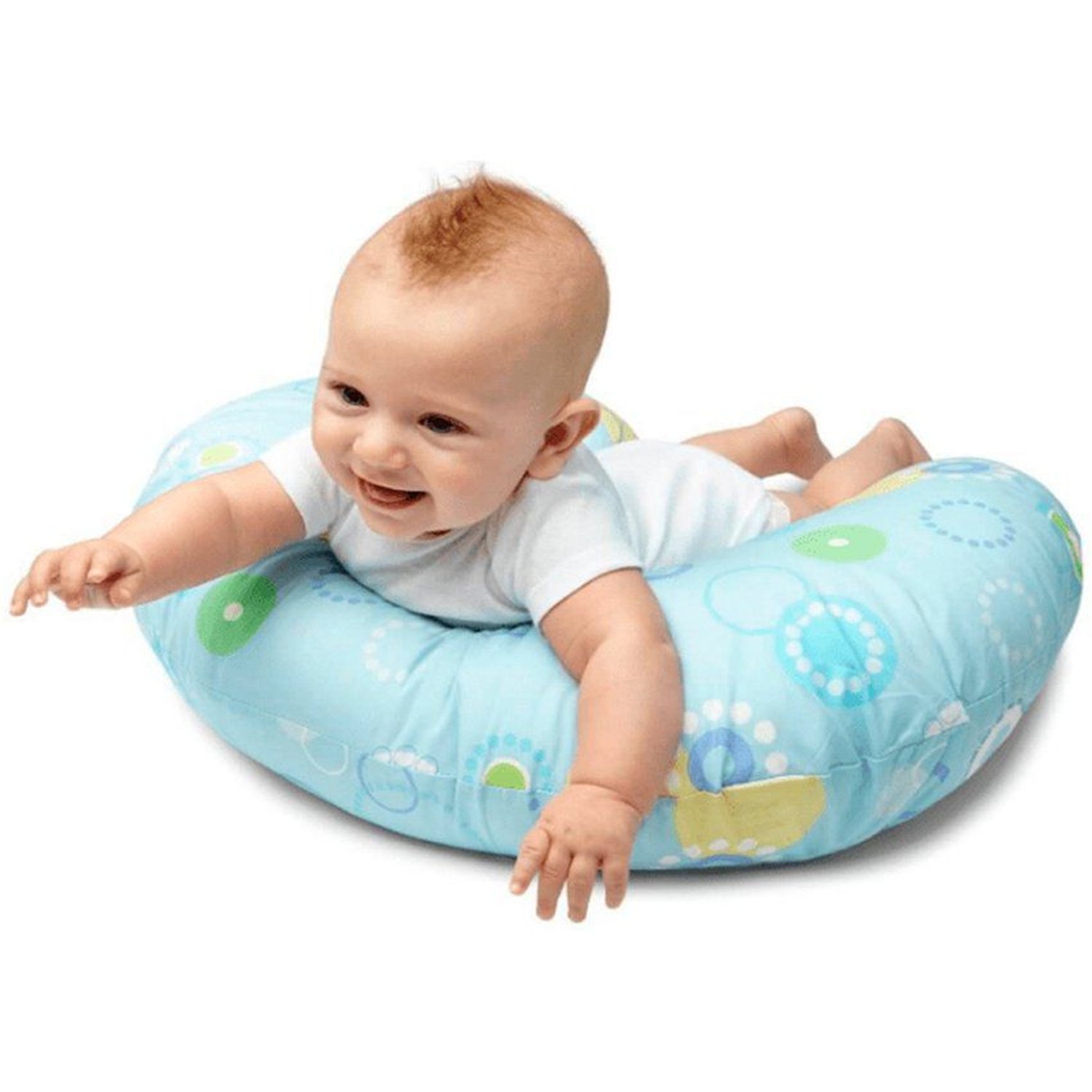 Cojin almohada lactancia y estimulacion glotoncitos azul GENERICO falabella