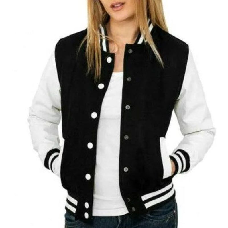 Chaqueta beisbolera mujer clearance