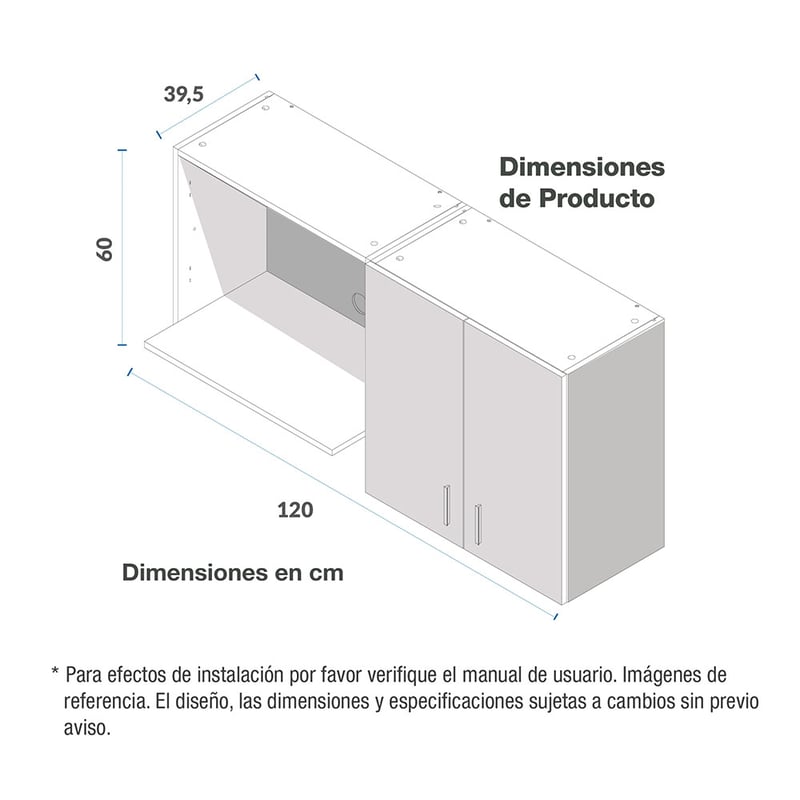[Image of Mueble colgante moderno de pared]